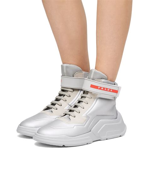 sneakers prada|high top prada sneakers.